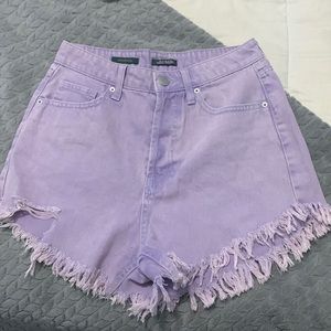 wild fable purple jean shorts